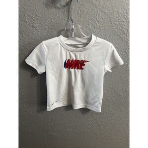 NIKE‎ Baby Boys Dri Fit Graphic T-Shirt Top Size 18 Months White